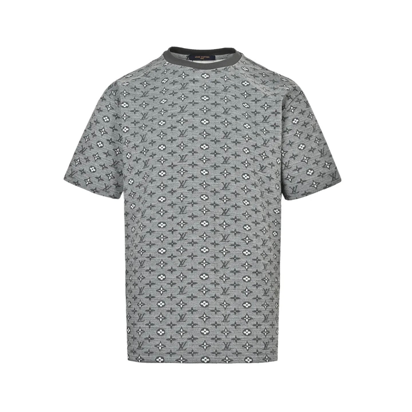 Louis Vuitton/Louis Vuitton 26ss all-over presbyopia jacquard short sleeves